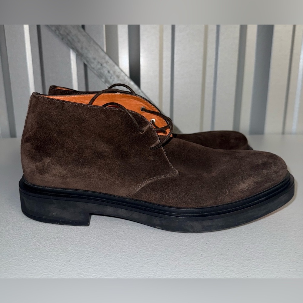 Santoni Suede desert Chukka boots size 9 1/2